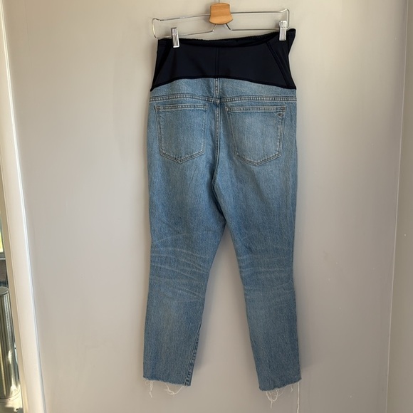 Madewell Maternity Over-the-Belly Perfect Vintage Jeans in Coney Wash SZ 28 - Picture 7 of 7